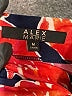 Alex Marie Print Red Casual Dress Size M - photo 7