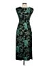 Connected Apparel Paisley Teal Cocktail Dress Size 6 - photo 2