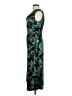 Connected Apparel Paisley Teal Cocktail Dress Size 6 - photo 5