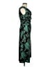 Connected Apparel Paisley Teal Cocktail Dress Size 6 - photo 4
