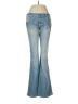 Red Rivet Hearts Blue Jeans Size 9 - photo 1