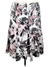 Conrad C Print Gray Casual Skirt Size 1X - photo 1