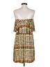 Veronica M. Print Green Casual Dress Size S - photo 2