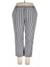 MICHAEL Michael Kors Stripes Silver Casual Pants Size 18 - photo 1