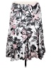 Conrad C Print Gray Casual Skirt Size 1X - photo 2