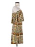 Veronica M. Print Green Casual Dress Size S - photo 4