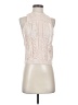 Vanessa Bruno 100% Cotton Ivory Sleeveless Blouse Size EU 34 / US 4 - photo 1