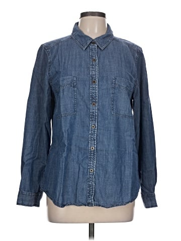 Eileen Fisher Long Sleeve Button-Down Shirt (view 1)