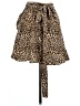 Audrey 3+1 100% Polyester Animal Print Brown Tan Casual Skirt Size L - photo 2
