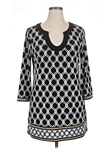 White House Black Market 3/4 Sleeve T-Shirt (view 1)