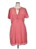 Universal Thread 100% Recycled Polyester Pink Casual Dress Size XL - photo 1