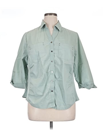 Croft & Barrow 3/4 Sleeve Button-Down Shirt (view 1)