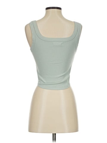 Madewell The Tailored Crop Tank in Sleekhold (view 2)
