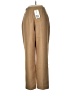 Larry Levine 100% Polyester Chevron-herringbone Tan Dress Pants Size 8 Petite - photo 2