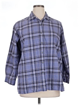 Eddie Bauer 3/4 Sleeve Button Down Shirt