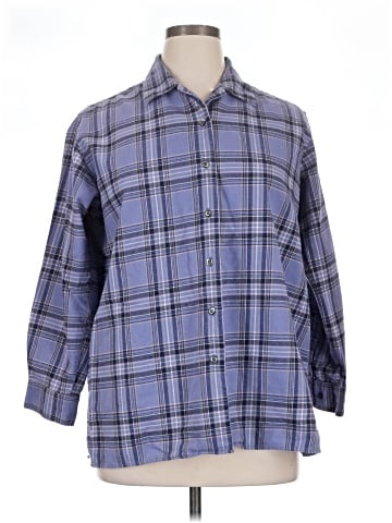 Eddie Bauer 3/4 Sleeve Button-Down Shirt (view 1)
