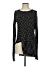 BCBGMAXAZRIA Black Long Sleeve Silk Top Size XXS - photo 1