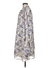 & Other Stories 100% Polyester Paisley Blue Cocktail Dress Size 6 - photo 5