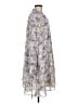 & Other Stories 100% Polyester Paisley Blue Cocktail Dress Size 6 - photo 4
