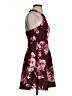 B. Smart Floral Burgundy Cocktail Dress Size 3 - photo 4