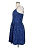 Buttons 100% Polyester Blue Cocktail Dress Size S - photo 5