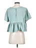 Altar'd State Teal Short Sleeve Blouse Size S - photo 2