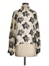 Alexis 100% Polyester Print Ivory Long Sleeve Blouse Size XS - photo 1