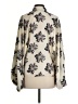Alexis 100% Polyester Print Ivory Long Sleeve Blouse Size XS - photo 2