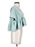 Altar'd State Teal Short Sleeve Blouse Size S - photo 4