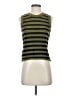 Halogen 100% Cotton Green Sleeveless Top Size S - photo 1
