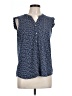 Papermoon Blue Sleeveless Blouse Size L - photo 1
