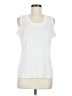misook White Sleeveless T-Shirt Size M - photo 1