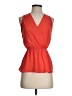 Elodie 100% Polyester Orange Sleeveless Blouse Size S - photo 1
