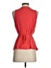Elodie 100% Polyester Orange Sleeveless Blouse Size S - photo 2
