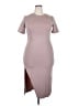 DAZY Solid Gray Casual Dress Size XXL - photo 1