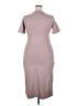 DAZY Solid Gray Casual Dress Size XXL - photo 2