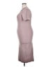 DAZY Solid Gray Casual Dress Size XXL - photo 5