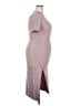 DAZY Solid Gray Casual Dress Size XXL - photo 4