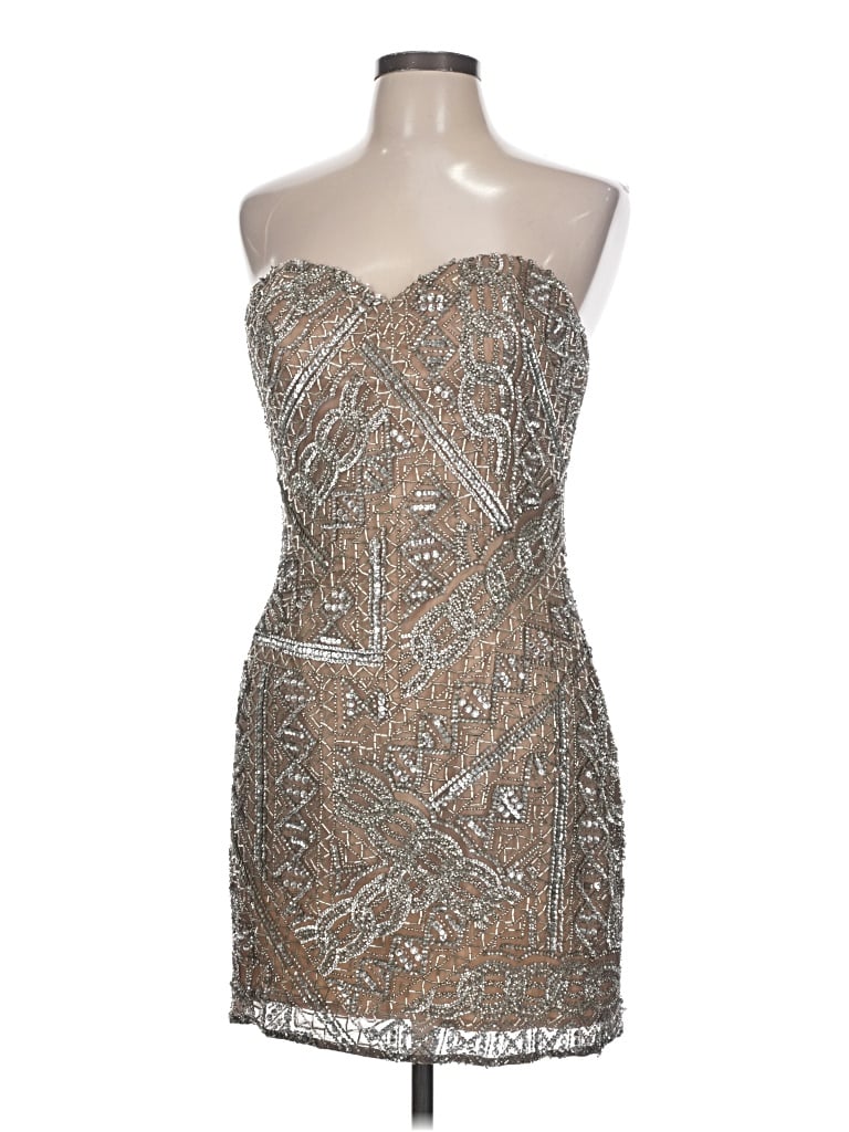 Pre-owned Scala Cocktail Dress In Silver