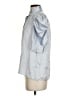 FRAME 100% Silk Gray Short Sleeve Silk Top Size S - photo 5