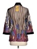Rainbow Color Block Purple 3/4 Sleeve Button-Down Shirt Size L - photo 2