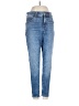 Express Solid Blue Jeans Size 4S - photo 1