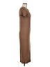 Gilli Solid Brown Casual Dress Size M - photo 4