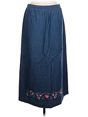 Alia Denim Skirt (view 1)