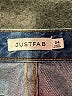 Just Fab 100% Cotton Stars Blue Jeans Size 24 waist - photo 9