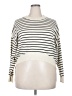 City Chic Stripes Ivory Pullover Sweater Size 20 Plus (L) - photo 1