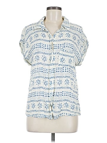 En Creme Short Sleeve Blouse (view 1)