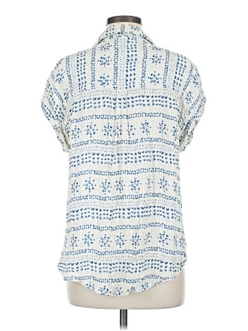 En Creme Short Sleeve Blouse (view 2)