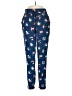 Love, Hanna 100% Rayon Print Blue Casual Pants Size M - photo 1