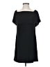 Charles Henry Solid Black Cocktail Dress Size XS - photo 1